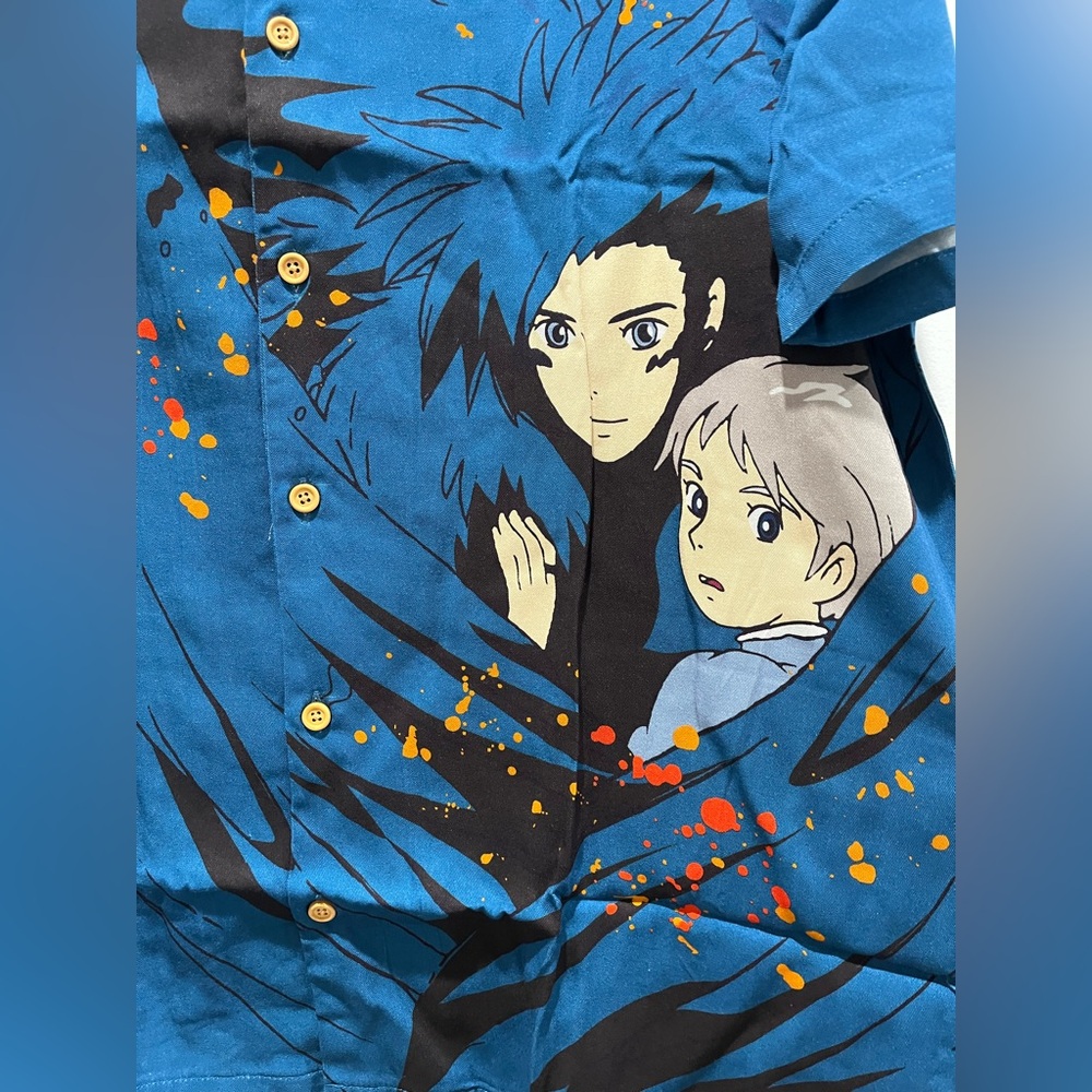 Studio Ghibli Howl's Moving Castle Sophie & Howl Woven Button-Up